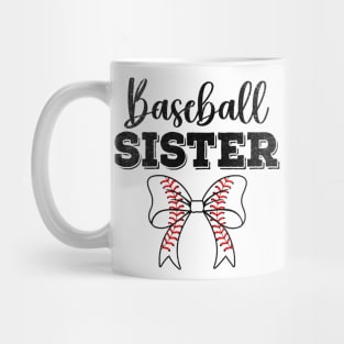 Baseball Sister Mug